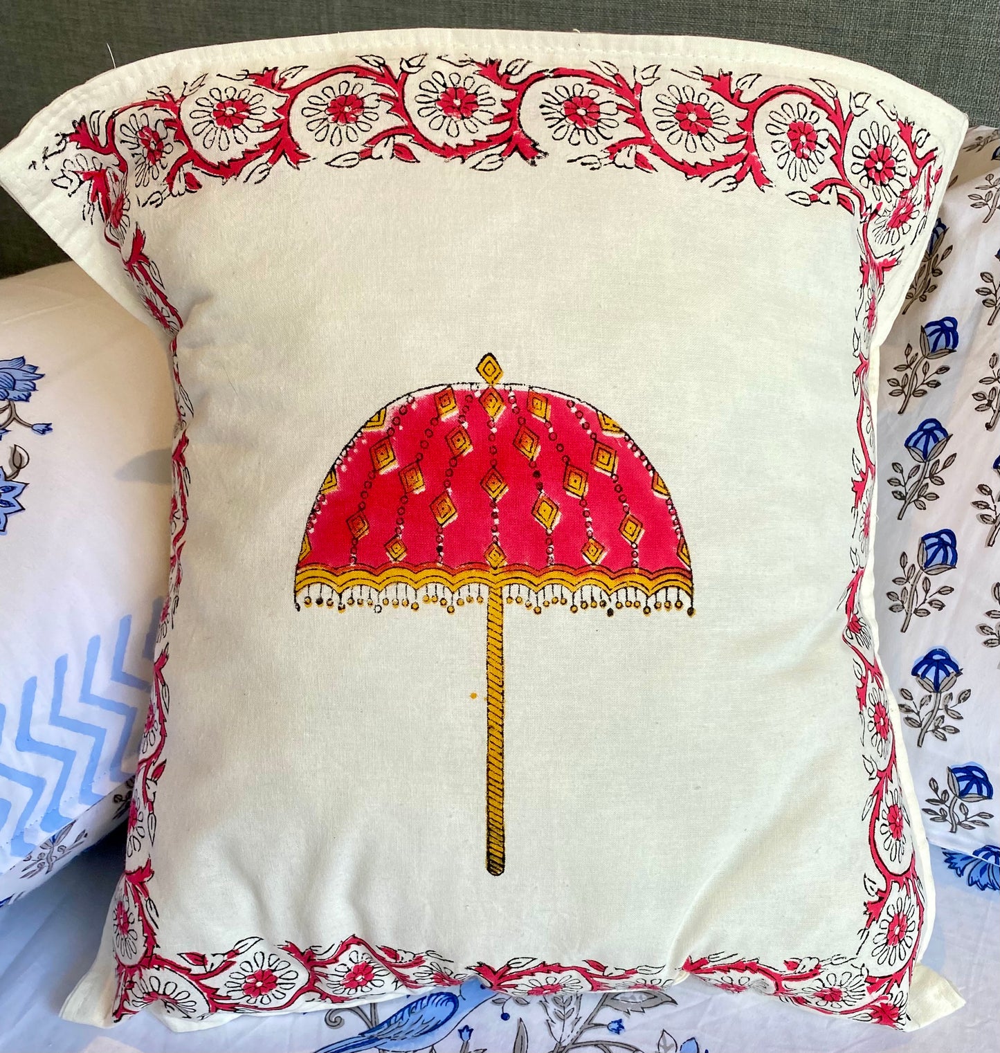 Block Printed Cushion Covers (Set of 5)