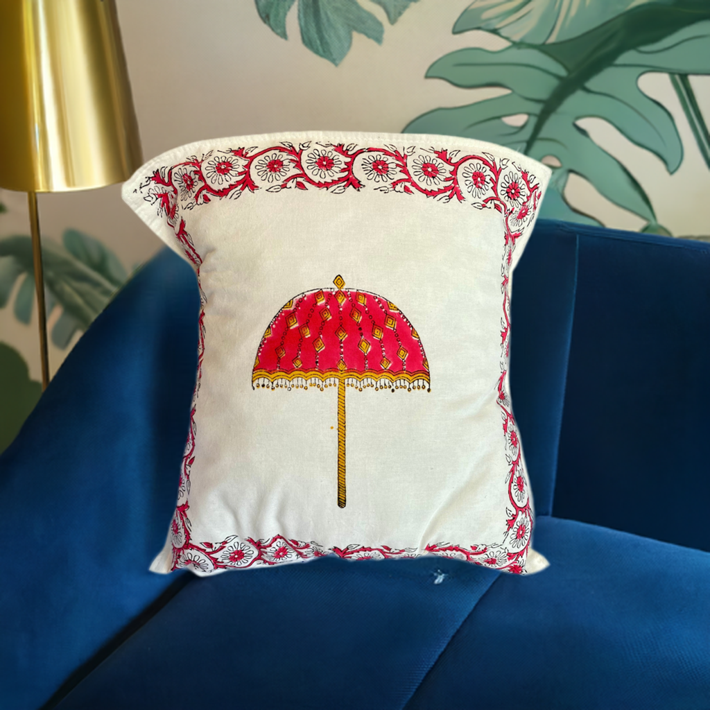 Block Printed Cushion Covers (Set of 5)